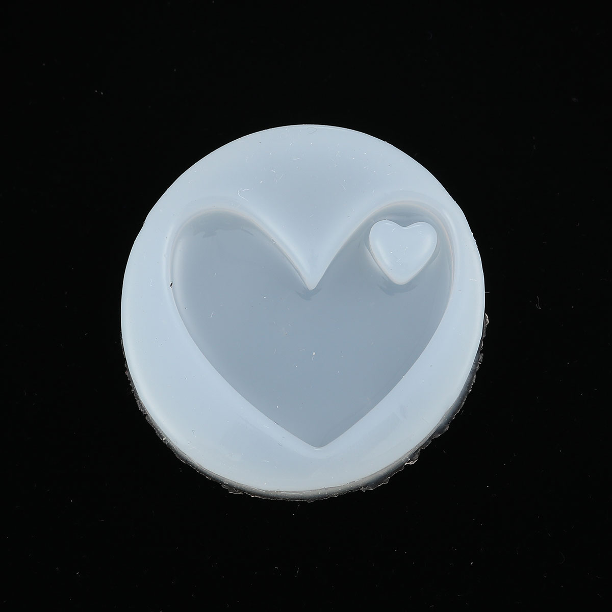 Silicone Resin Mold  double heart