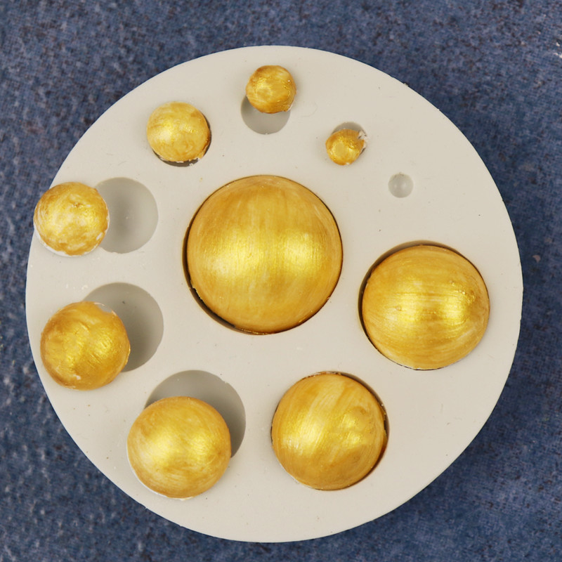 Silicone Resin Mold  rounds 5-23mm - 2