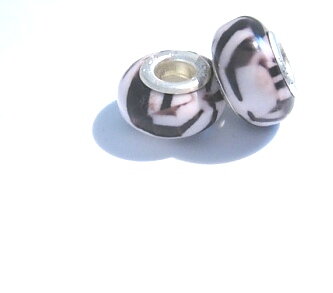 Charm - Lilac stripes, acryl
