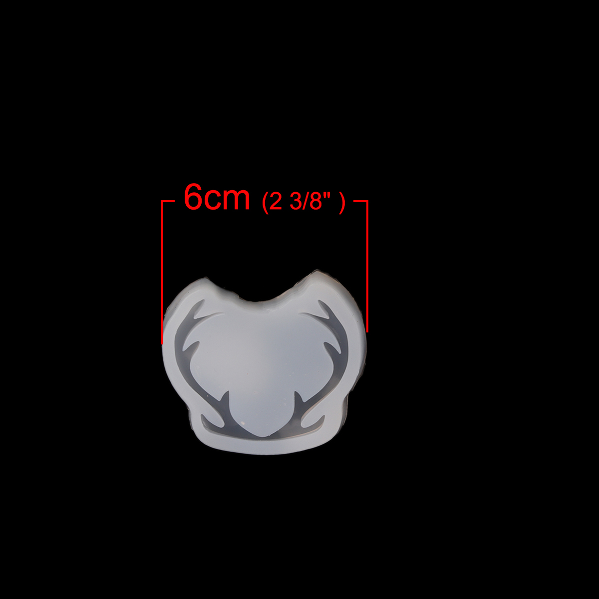 Gjutform i silikon -Horn hjort / råddjur - 2
