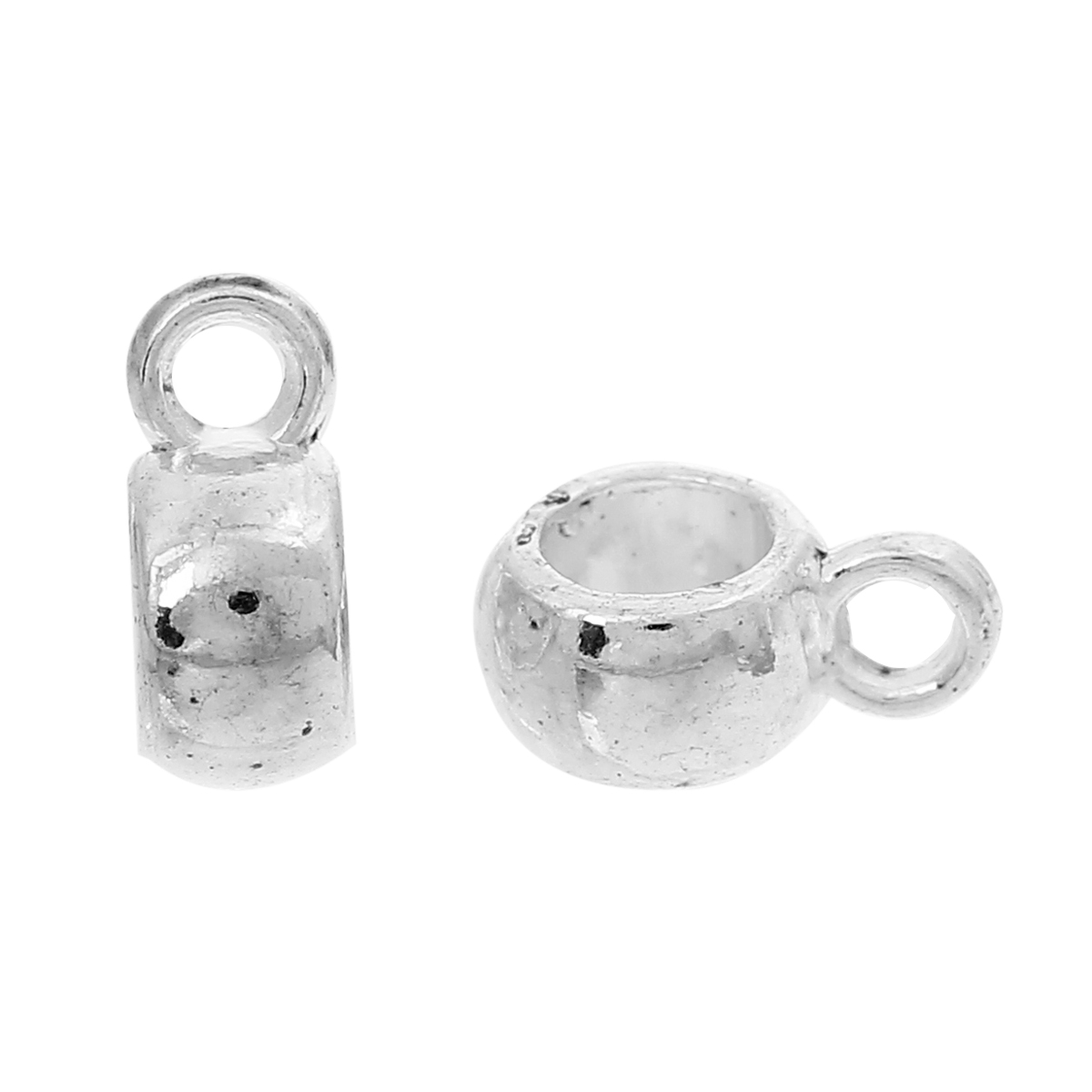 Connector / bail  silverlt 9mm