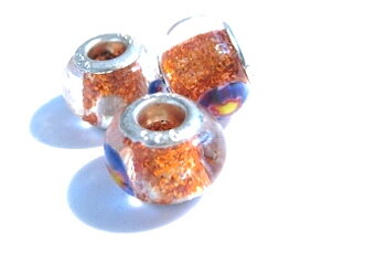 Charm -Kopparfoil flower