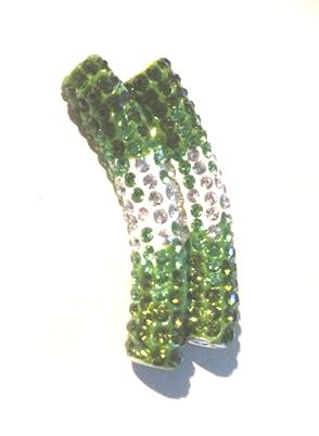 Rhinestone tube olive mix