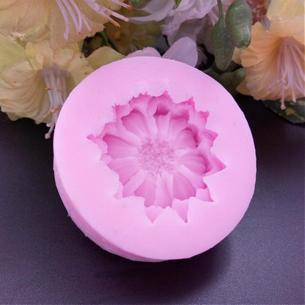 Gjutform  i silikon - Blomma 32mm - 2