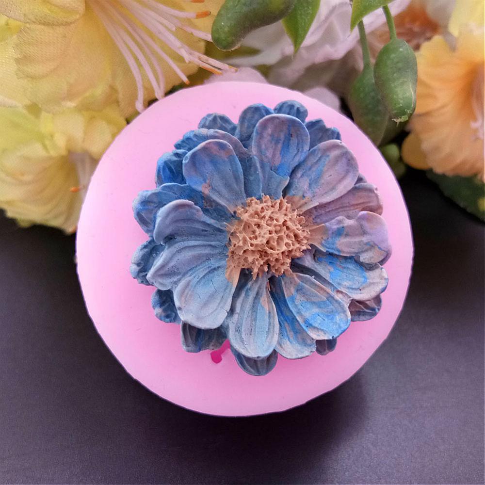 Gjutform  i silikon - Blomma 32mm