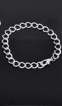 Färdigt armband - Vriden. 19cm