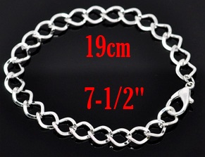 Färdigt armband - Vriden. 19cm - 2