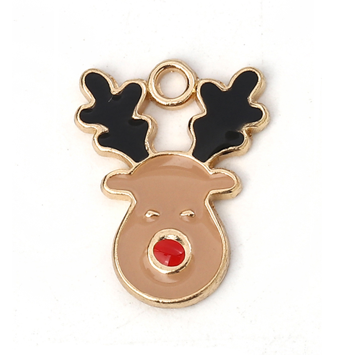 Charm horse  , enameld   reindeer