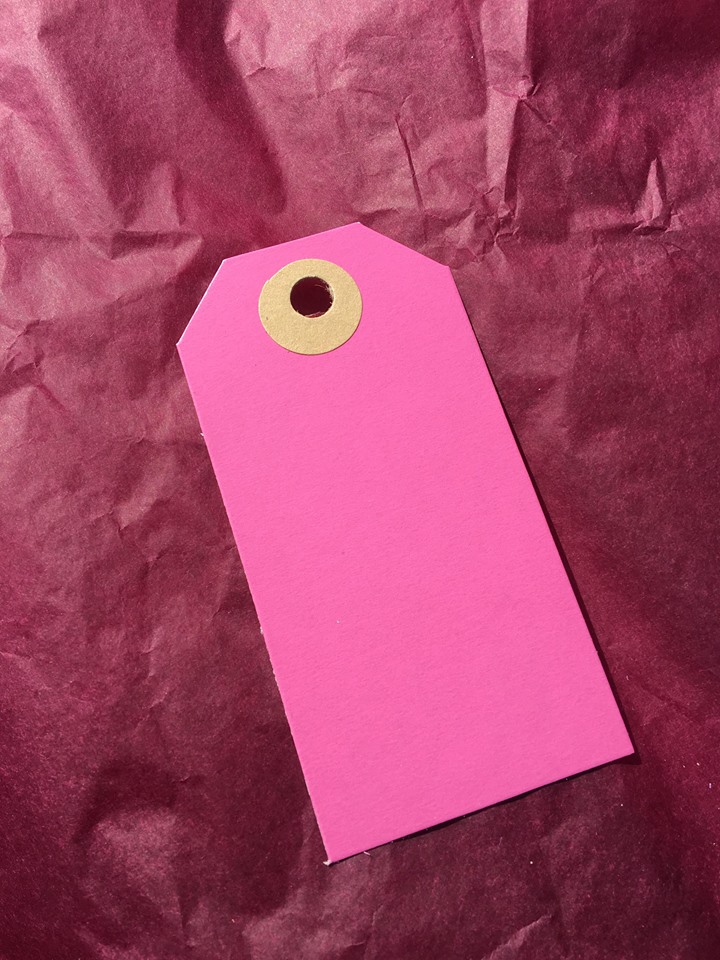 Paper Tag - Pink