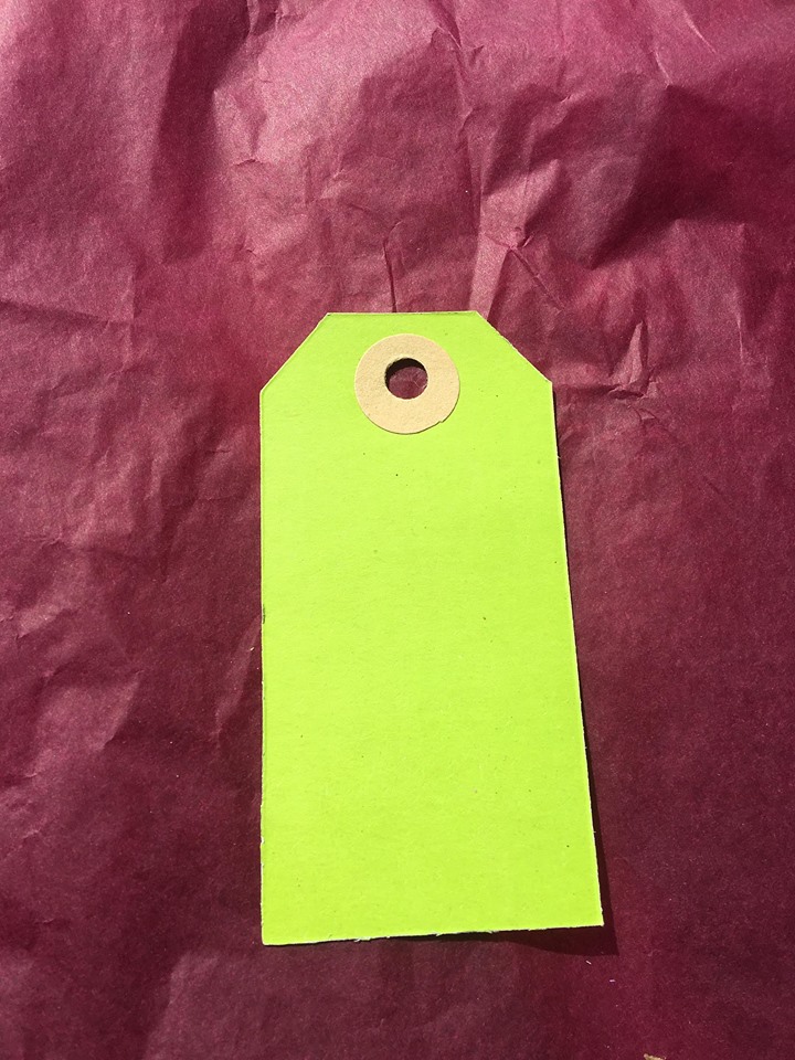 Paper Tag - Lime