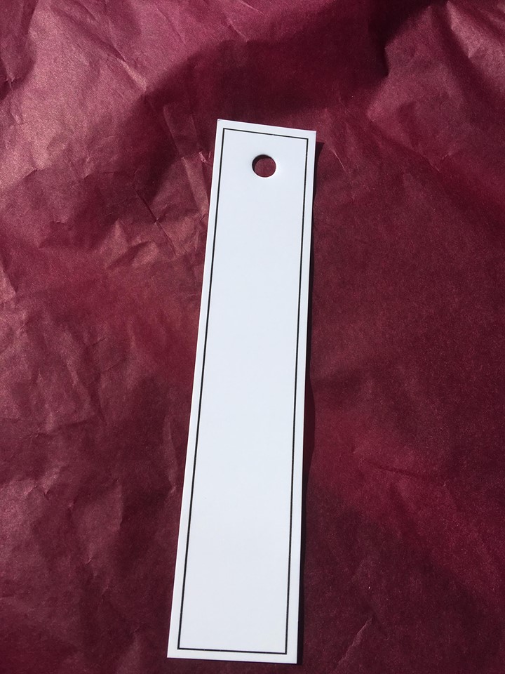 Paper Tag - Black stripe