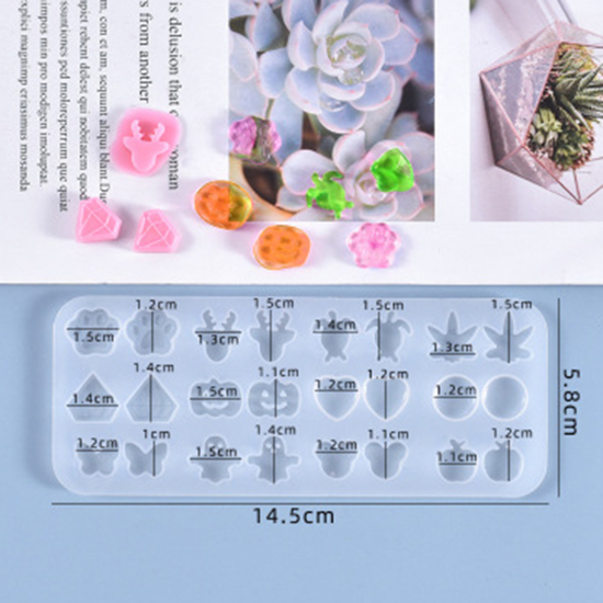 Silicone Resin Mold  12 different - 2