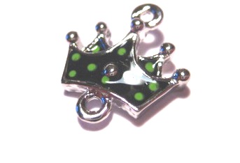 Connector - Crown - black & green