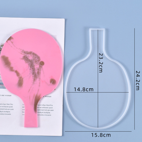 Gjutform  i silikon - Racket Bordtennis - 4