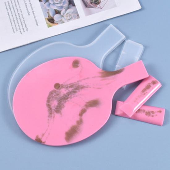 Gjutform  i silikon - Racket Bordtennis - 2