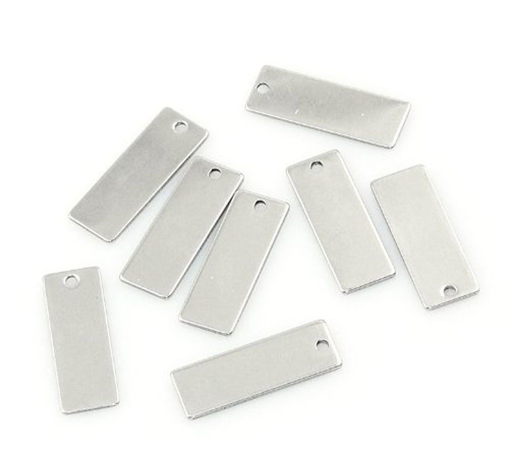 Tag i Stainless steel - Rectangle 21mm