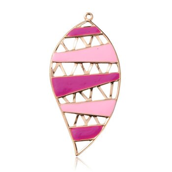 Large Luxury pendant -  Drop, Pinkpurple