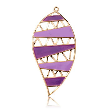 Large Luxury pendant -  Drop, purple