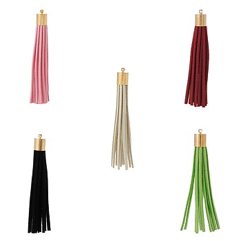 Tassel - Sammet/mocka 8 cm mix