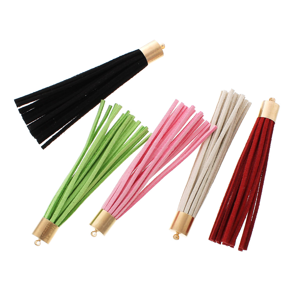 Tassel - Sammet/mocka 8 cm mix - 2
