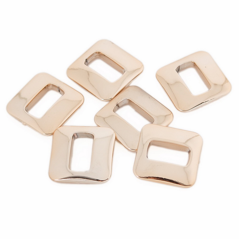 CCB connector / middle part - rose gold Square