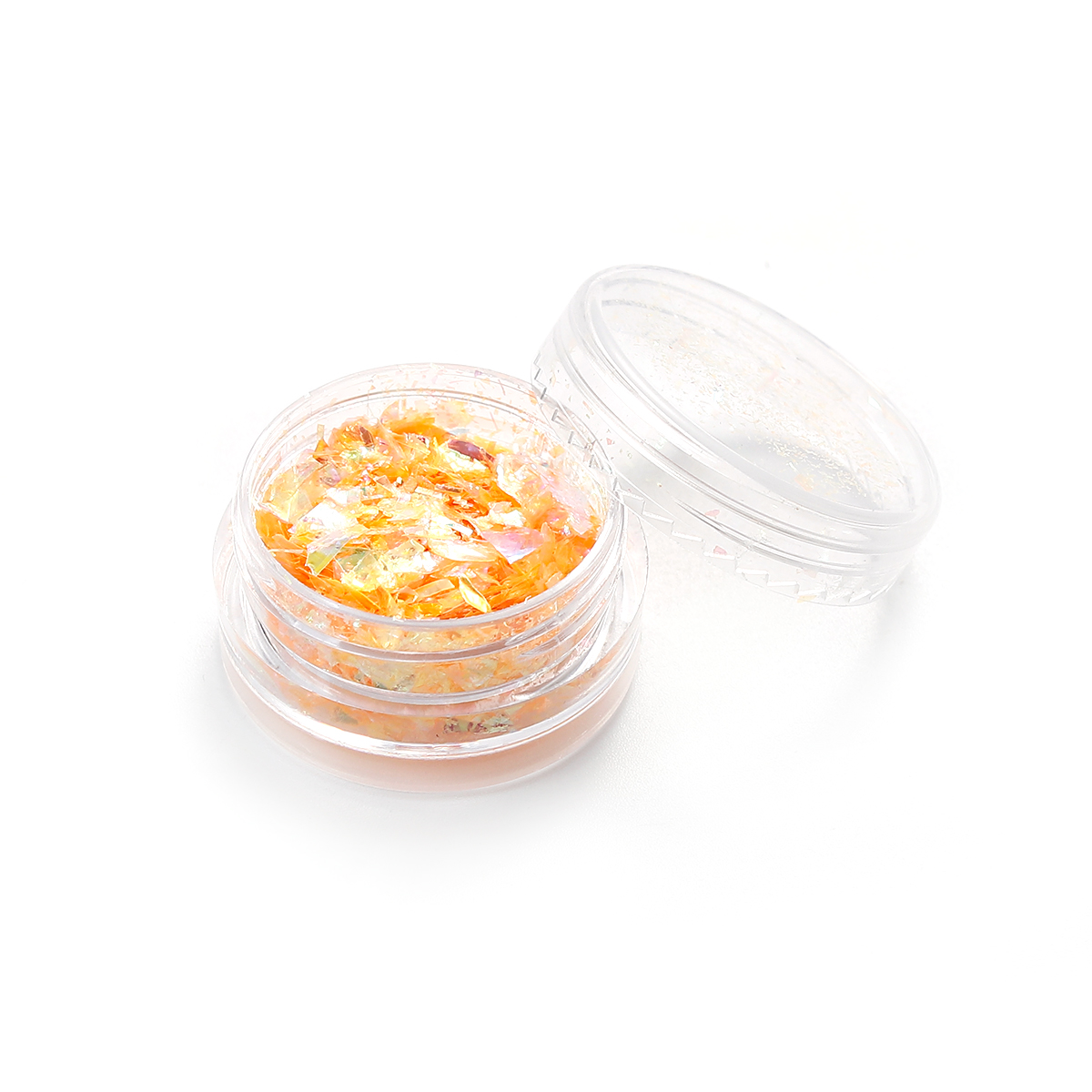 Resin craft glitter PVC,  orange