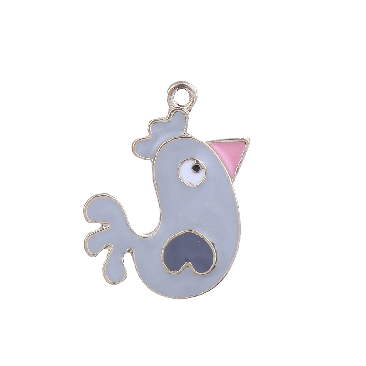 Charm - Chickén, Rooster,  grey