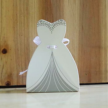 WEdding favor bag,  white