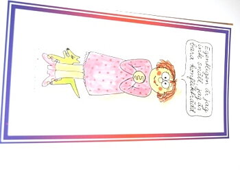 Postcards - Little Wife timber.