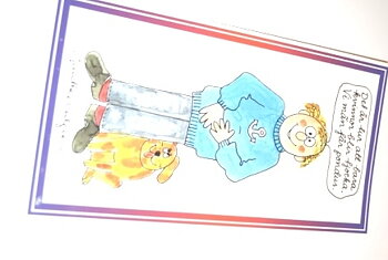 Postcards - Little Wife timber.