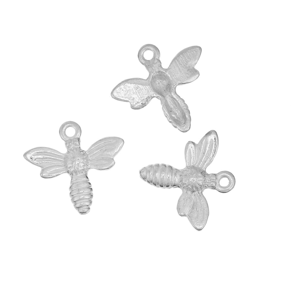 Berlock - Bi , Silver 15mm