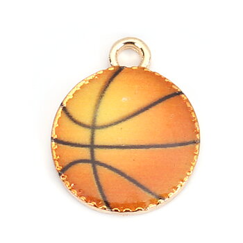 Berlock -  Emaljerad basketboll