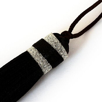 Tassel - Svart 10cm