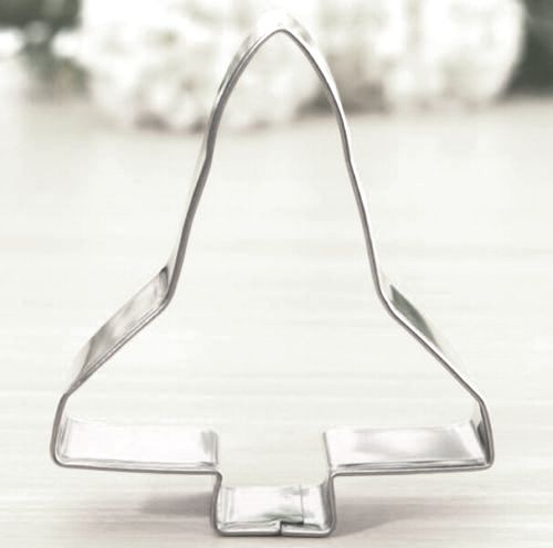 Cookie cutter, stainless steel-  Airplane