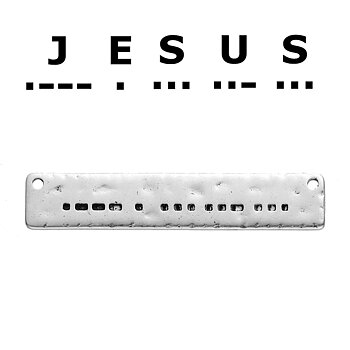 Berlock - Tag,  Morsekod JESUS