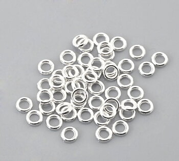 Jumprings, 4mm, closed 