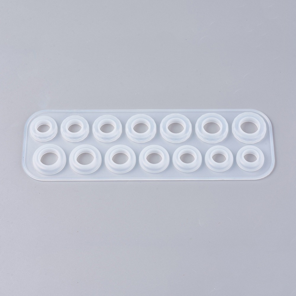 Silicone Resin Mold . Ringar 14 formar, ca 17-23mm - 2
