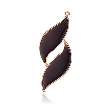 Large Luxury pendant -  Wave, purple