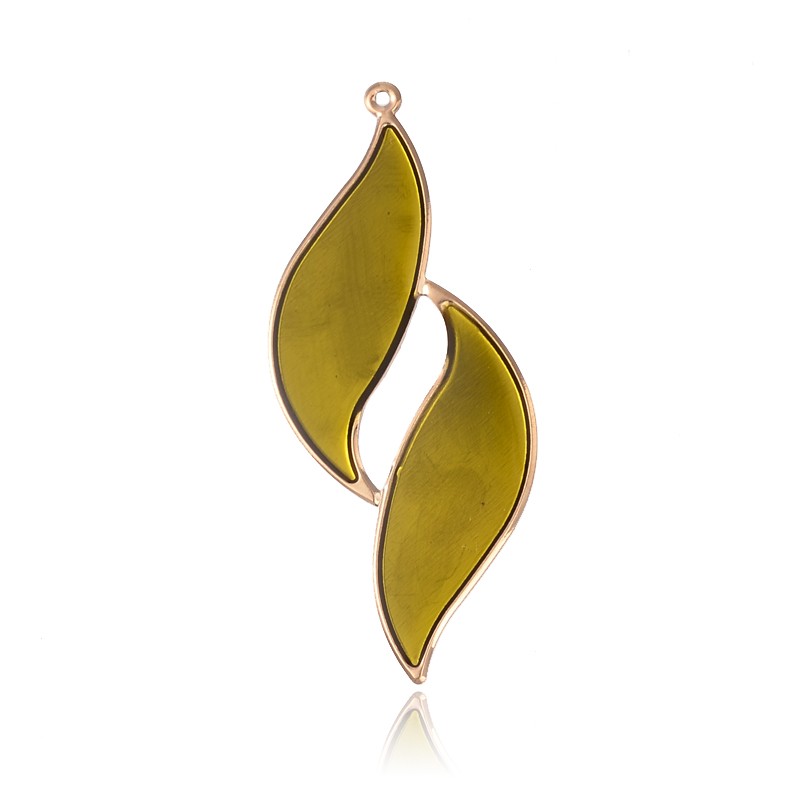 Large Luxury pendant -  Wave, Lime