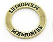 Affirmationsring , bronze "MEMORIES"