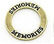 Affirmationsring,Brons  "MEMORIES"