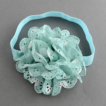 Headband - Aqua Lace