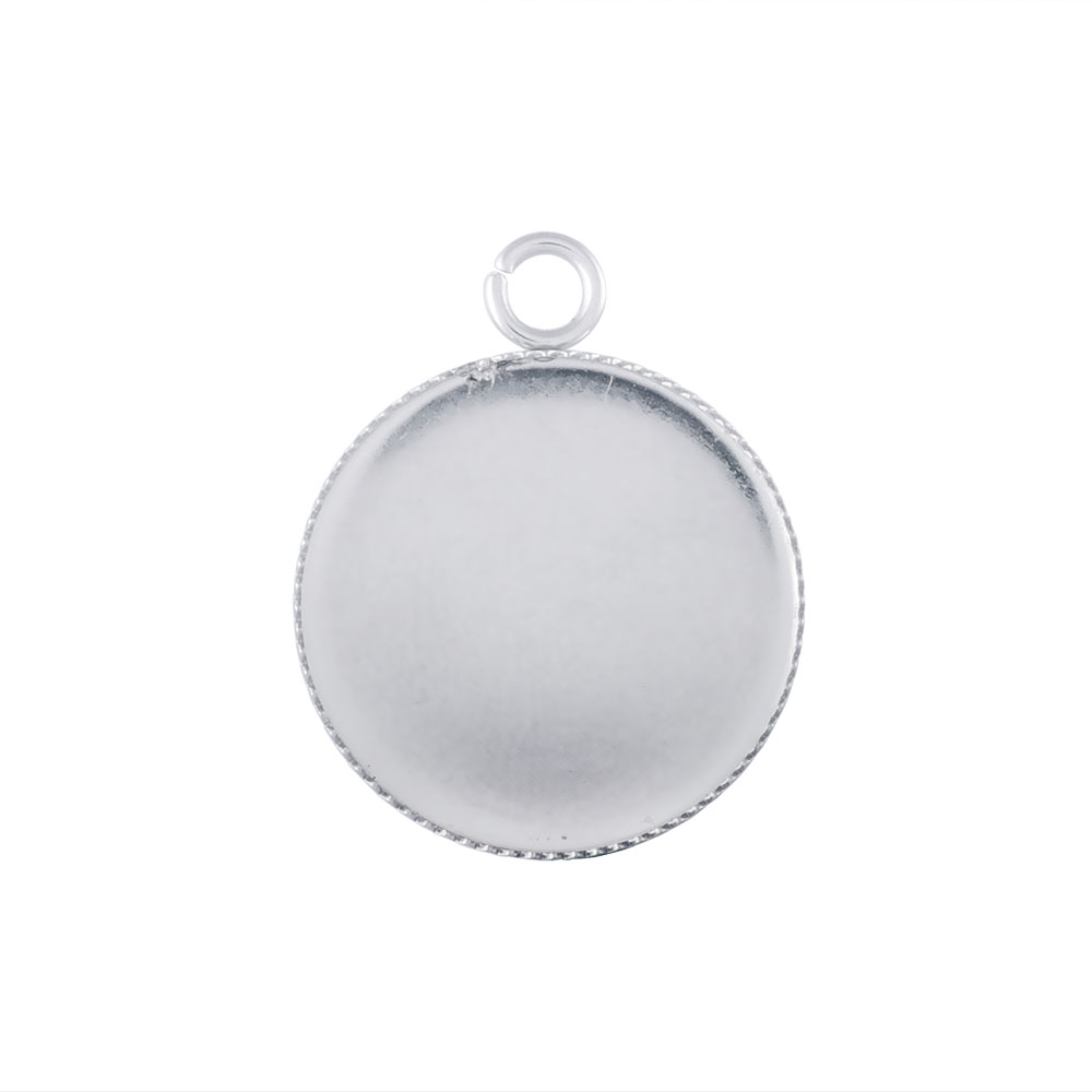Cabochonhållare/ fäste -Stainless Steel 30mm
