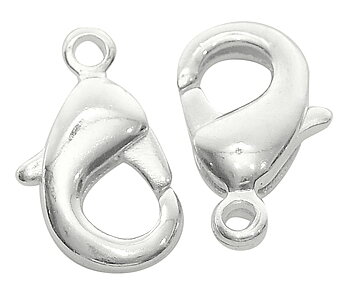 Karbinlås, Platina, hög kvalité , 12mm