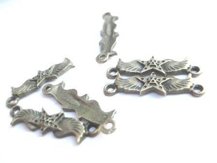 Connector stars & wings - bronze