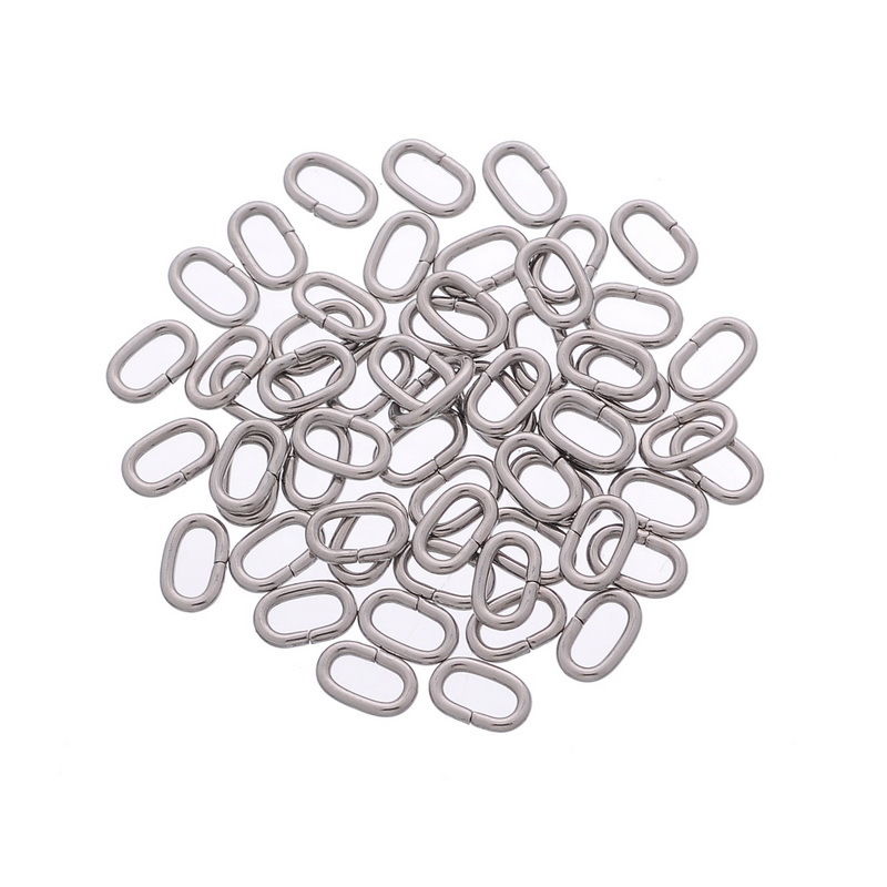 Jumprings i Stainless steel - 8x5mm