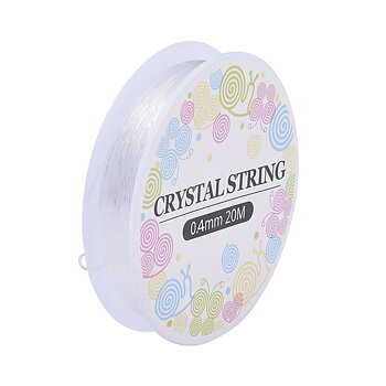 Crystal Thread - Elastisk tråd 0,4mm, rulle 20m, Clear