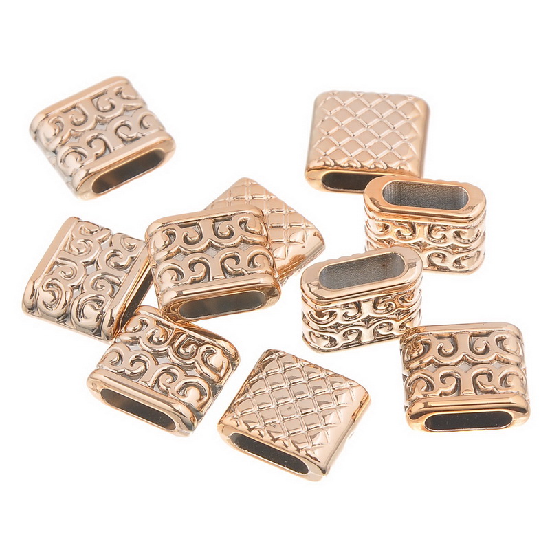 CCB Slider / middle part - rose gold Swirl