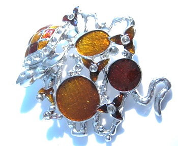 Large Luxury pendant - Brown Turtle