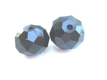 Faceted,  black 16
